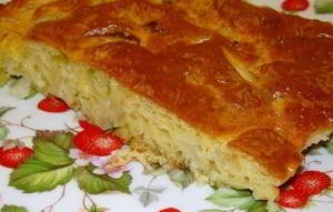 Ленивый пирог с капустой