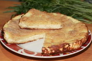 Пирог Хачапури (Пирог с брынзой или сулугуни)
