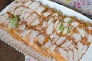 Закуска из курицы: Мраморное мясо