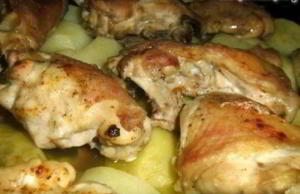 Куриные бедрышки в духовке