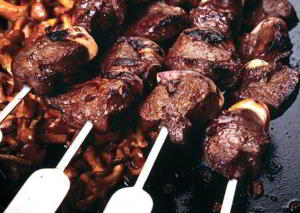 Очень сочный шашлык из говяжьей вырезки