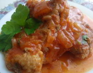 Тушеная свинина «Фрикандо»