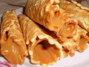 Трубочки со сгущенкой