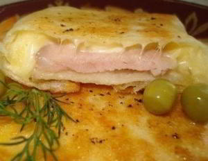 Лавашные конвертики с ветчиной и сыром