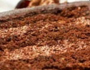 Шоколадный пирог с творогом