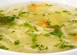 Вермишелевый куриный суп