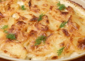 рецепт Запеченный Картофель с луком «Анна» 