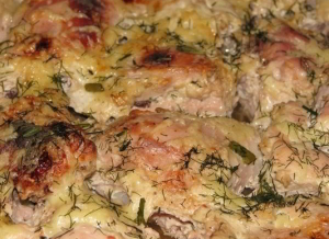 рецепт Курица в кефире