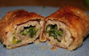 рецепт Рулетики с мясом