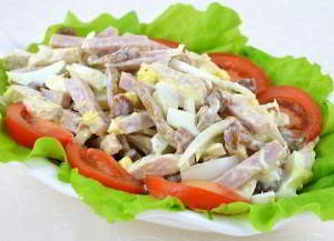 Салат из ветчины «Мужская мечта»