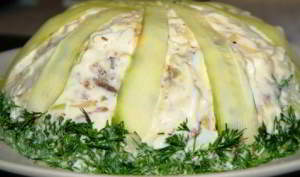 Салат со шпротами