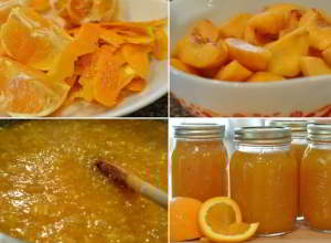 рецепт Варенье из персиков с апельсинами