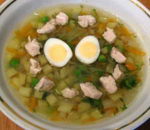 рецепт Гороховый суп с мясом