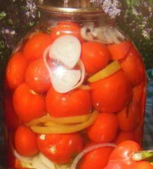 рецепт Маринованные помидоры на зиму