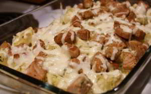 рецепт Свинина с картошкой в духовке