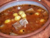 Азербайджанский суп пити в горшочках