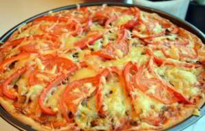 Итальянская пицца на дрожжевом тесте