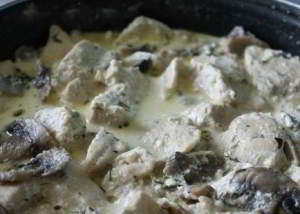 Курочка с грибами