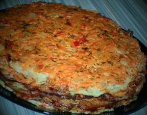 Овощной тортик