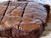 рецепт Шоколадный бисквит - шоколад на кипятке