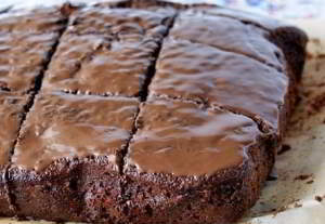 рецепт Шоколадный бисквит - шоколад на кипятке