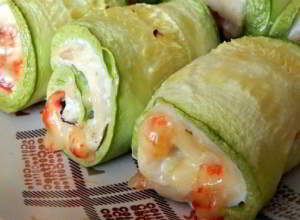 рецепт Кабачковые рулетики