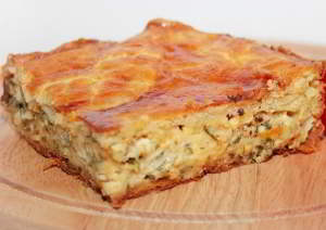 рецепт Пирог с сыром и луком