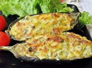 Баклажаны "Кучерикас" с сырно-творожной начинкой