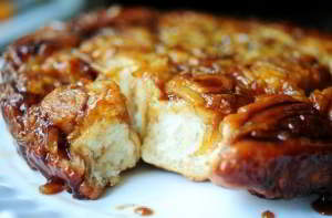 Горячий карамельный пирог