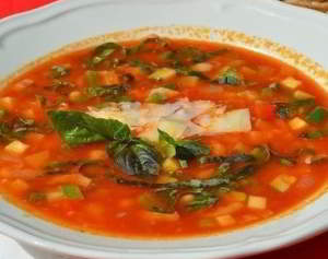 Итальянский овощной суп Минестроне