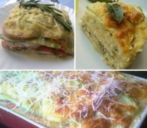Лазанья из кабачков