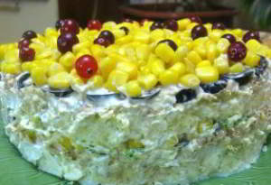 Новогодний салат из тунца