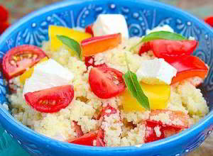 Овощной салат с кус-кусом