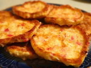 Оладушки из крабовых палочек