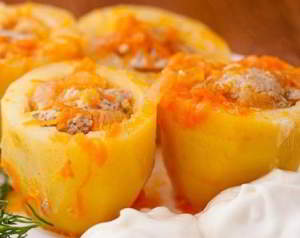 Потрясающая фаршированная картошечка