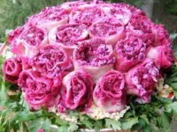 Салат «Букет из роз»