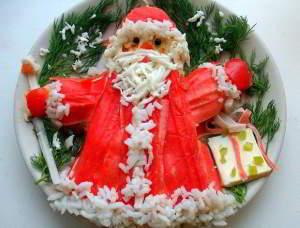 Салат Дед Мороз