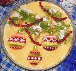 Новогодний салат Мимоза с сыром – один из самых популярных салатов на наших праздничных новогодних столах