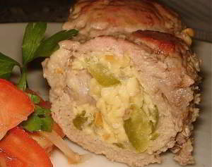 Свиные рулетики с начинкой