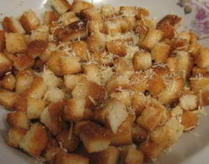 Сухарики с сыром к пиву