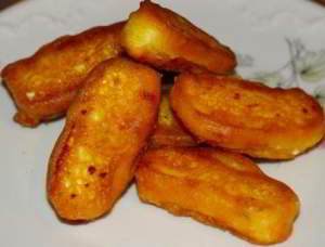 Хрустящие пончики с домашним сыром