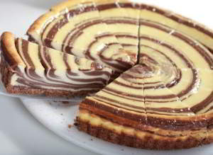 Чизкейк-зебра