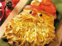 Пирог Дедушка Мороз - новогодние рецепты