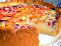 Пирог "Ягодное искушение" с творожно-ягодной начинкой