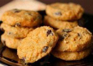 Творожное печенье с бананом и яблоком