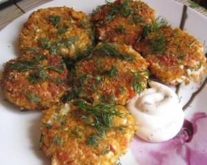 Котлеты из крабового мяса