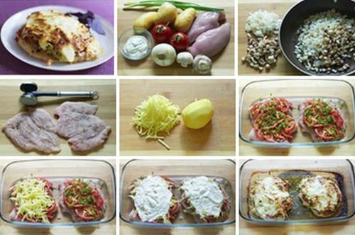 Куриная грудка под шубой