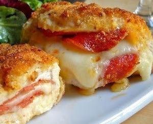 Куриные кармашки с сыром