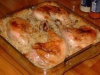 Ленивый рис с курицей