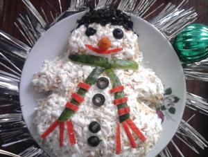Салат «Снеговик» - новогодние рецепты